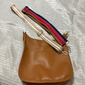 Vegan Leather Messenger Bag